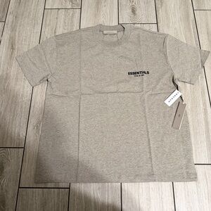 Essentials Short Sleeve Crewneck Tee — Heather Gray